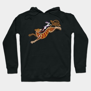 Celtic Hound and Hare Hoodie